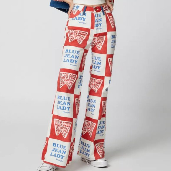 Wrangler Denim - NEW Wrangler Wanderer 622 Blue Jean Lady Flare Jean 25/30